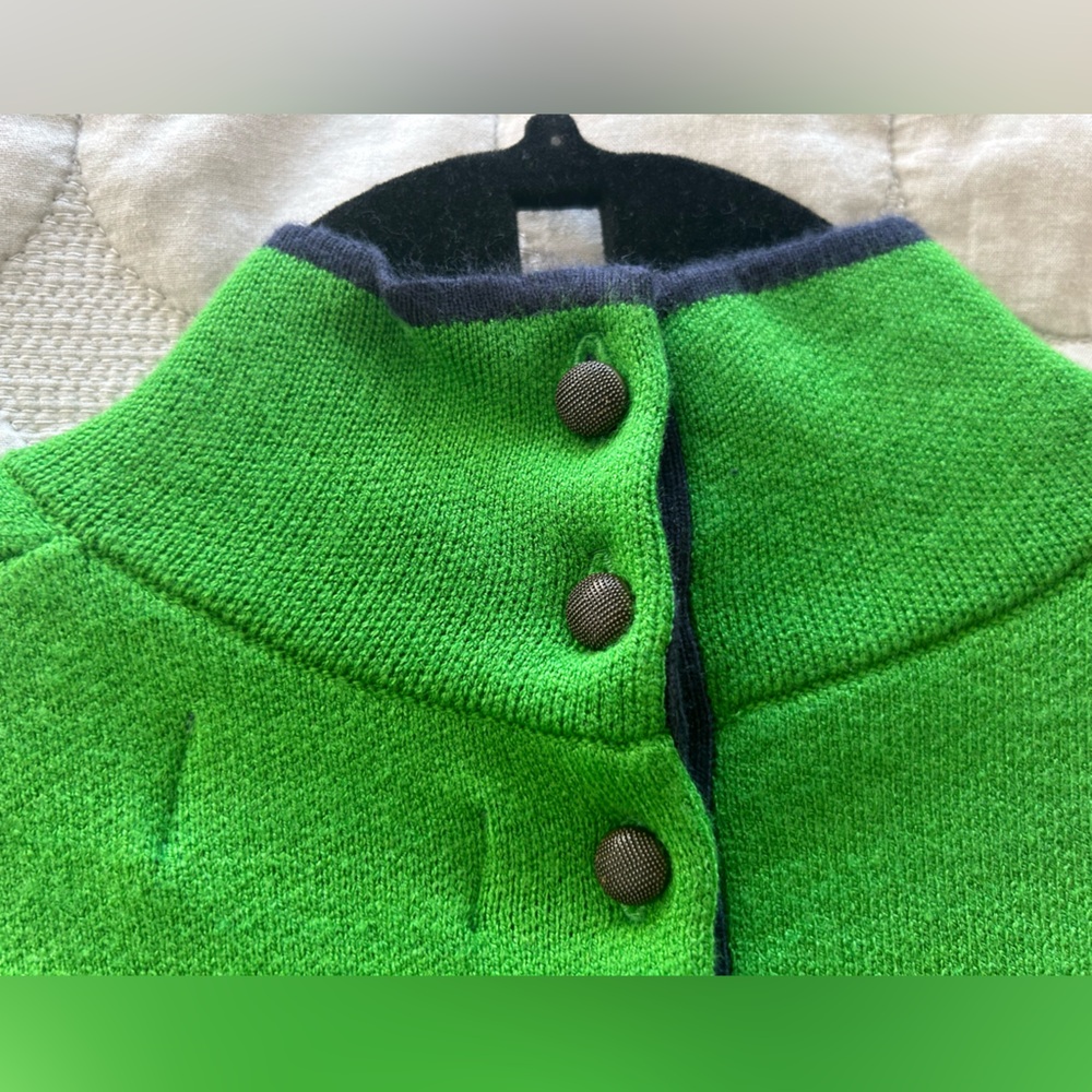 💚 NWOT Maeve by Anthropologie Knit Green 60s Inspired MadMen Mini Dress - S - Picture 4 of 11